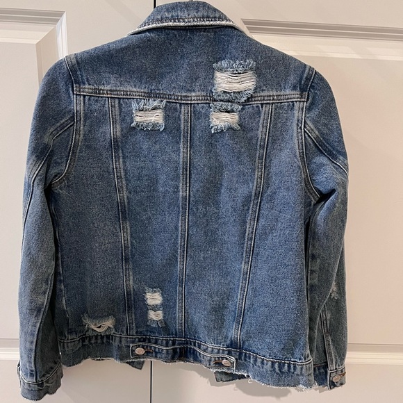 CBRAND Fearless Distressed Denim Jacket - Picture 3 of 3